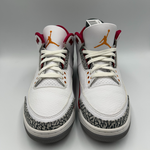 Jordan 3 Retro `Cardinal Red (2022)` | US M 10.5