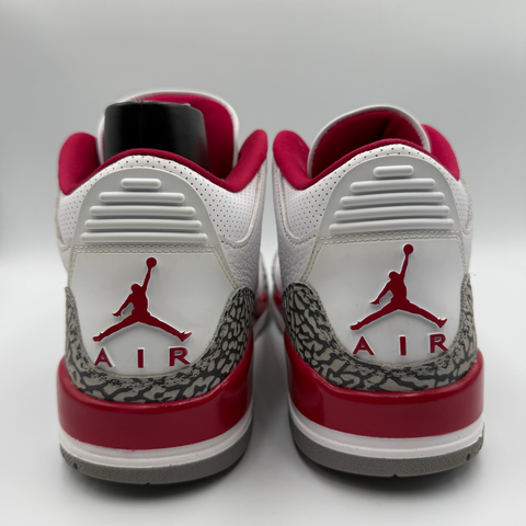 Jordan 3 Retro `Cardinal Red (2022)` | US M 10.5