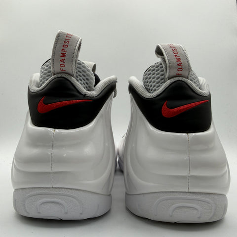 Nike Air Foamposite One 'White Black University Red (2020)' | US M 10 (No Box)