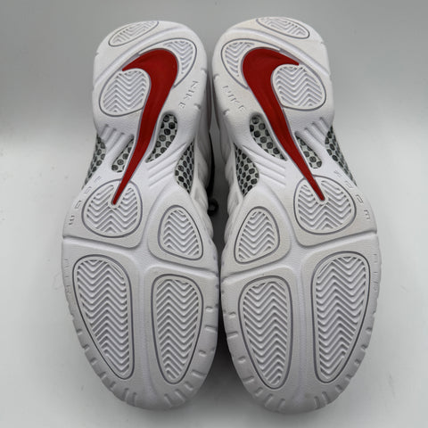Nike Air Foamposite One 'White Black University Red (2020)' | US M 10 (No Box)