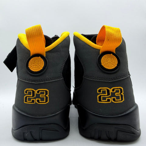 Air Jordan 9 Retro 'Dark Charcoal University Gold (2021)' | US M 10.5
