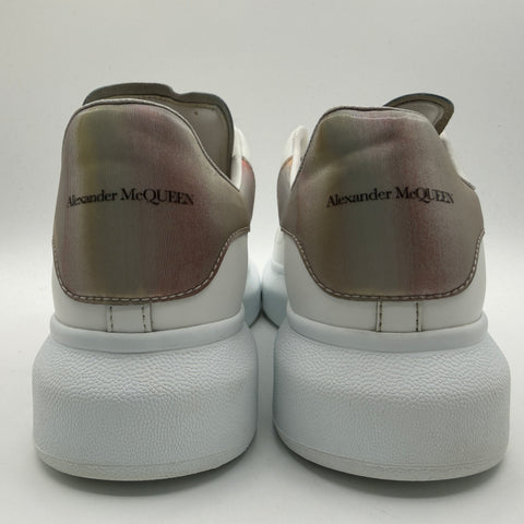 Alexander McQueen Oversized 'White Iridescent Heel Tab (Women's)'| EU W 40 / US W 10
