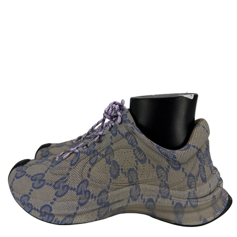 Gucci Monogram Run Sneaker `Beige Blue` | EU 39 / US M 6