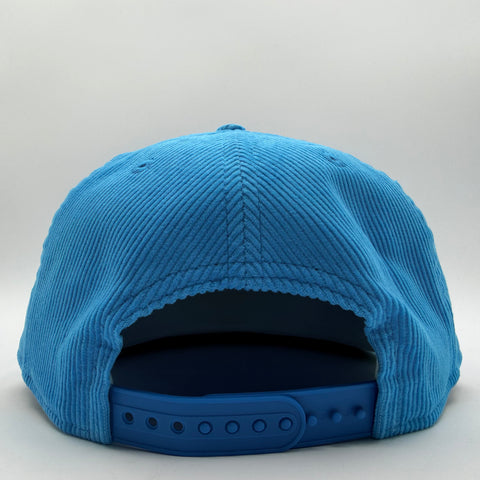 New Era Carolina Panthers Corduroy Snapback Cap 'Sky Blue Black' | US One Size