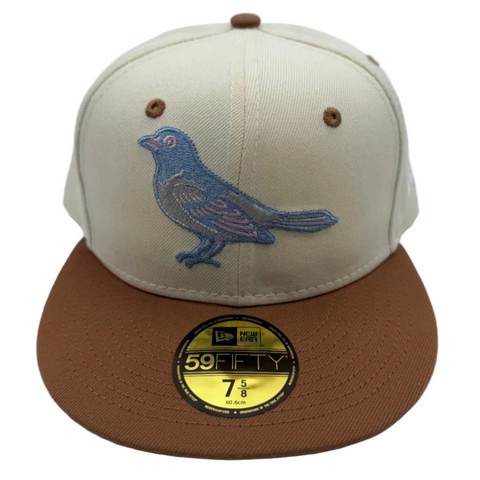 New Era Baltimore Orioles Two Tone Edition 59Fity Fitted Cap 'Cream Khaki' | US 7 5/8"