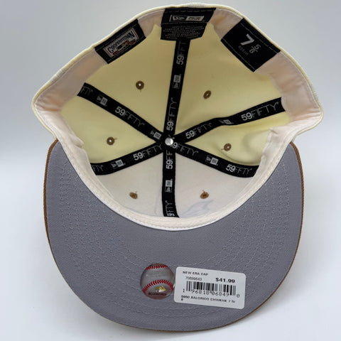 New Era Baltimore Orioles Two Tone Edition 59Fity Fitted Cap 'Cream Khaki' | US 7 5/8"