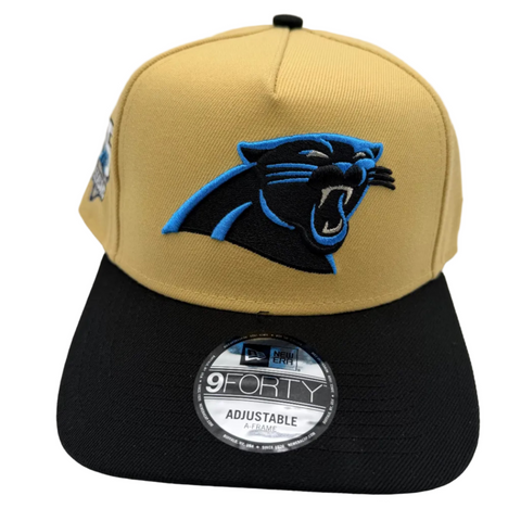 New Era Carolina Panthers 25th Anniversary Snapback Hat ' Two Tone Edition' | US One Size