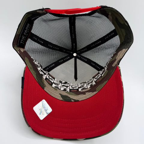 Goorin Bros Panther Trucker Snapback Hat 'Green Camo' | US One Size