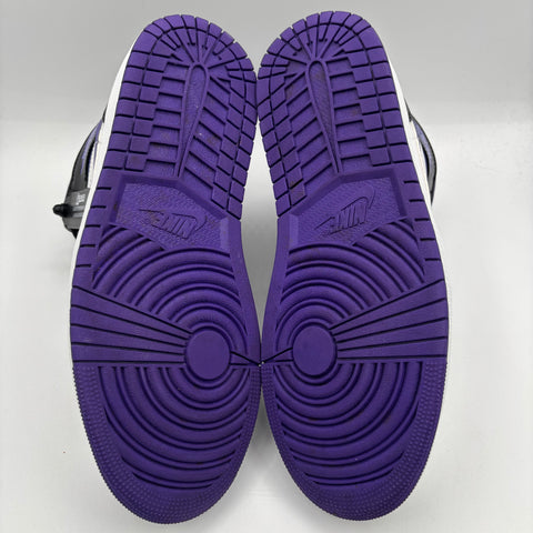 Air Jordan 1 Retro Mid 'Dark Iris (2022)' | US M 9 (No Box)