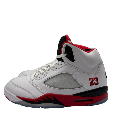 Jordan 5 Retro `Fire Red Black Tongue (2025)` | US M 12