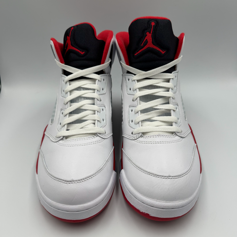 Jordan 5 Retro `Fire Red Black Tongue (2025)` | US M 12