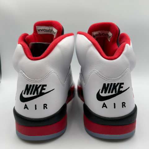 Jordan 5 Retro `Fire Red Black Tongue (2025)` | US M 12