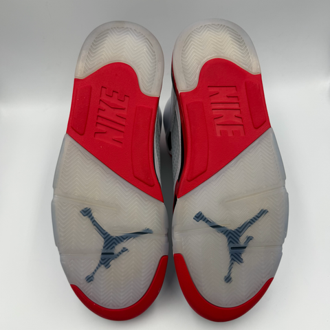 Jordan 5 Retro `Fire Red Black Tongue (2025)` | US M 12
