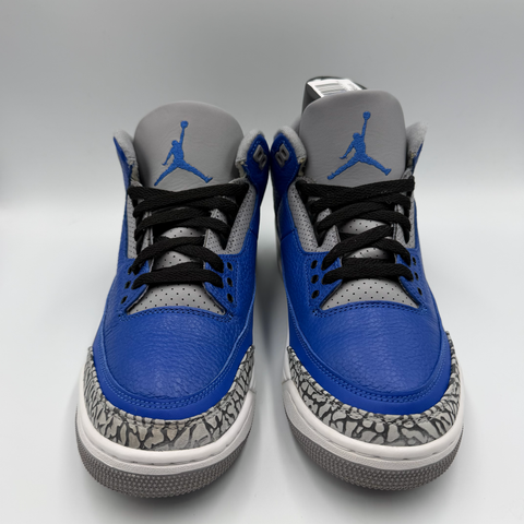 Jordan 3 Retro `Varsity Royal Cement (2020)` | US M 9 (NB)