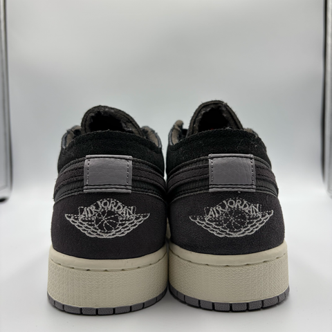 Jordan 1 Low (GS) 'Craft Inside Out Black' | GS 6.5