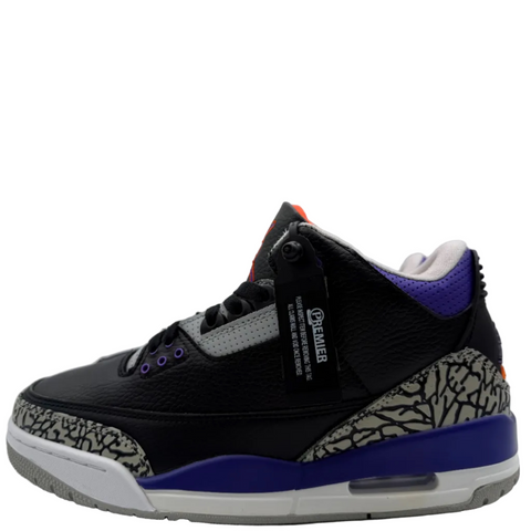 Air Jordan 3 Retro 'Black Court Purple (2020)' | US M 8