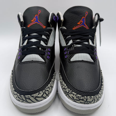Air Jordan 3 Retro 'Black Court Purple (2020)' | US M 8
