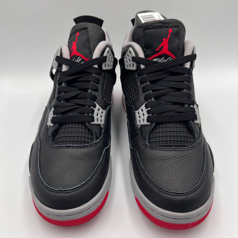 Air Jordan 4 Retro `Bred Reimagined (2024)` | US M 9.5