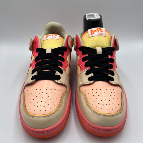 A Bathing Ape Bape SK8 Sta `Orange (2022)` | US M 12