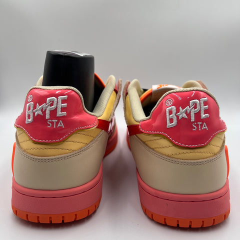 A Bathing Ape Bape SK8 Sta `Orange (2022)` | US M 12