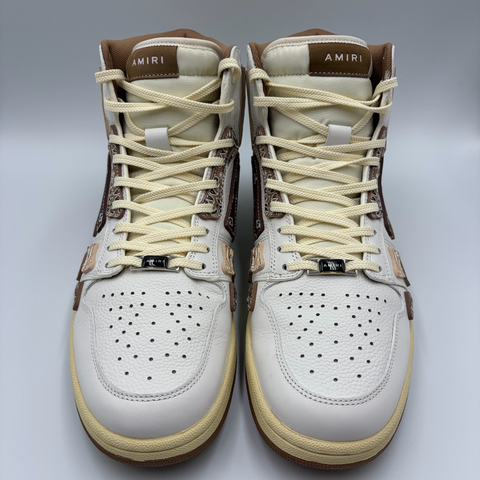 AMIRI Skel Top Hi 'Bandana Brown White (2022)' | EU 44 / US M 11