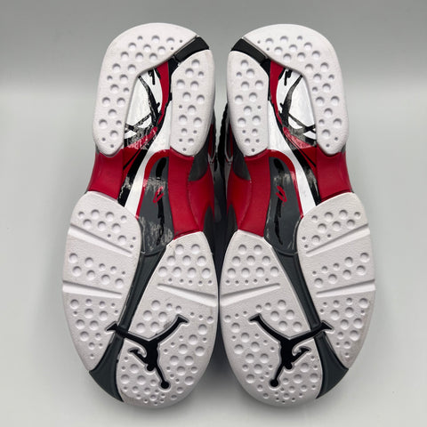 Air Jordan 8 Retro GS  `White True Red (2025)` | US GS 7Y
