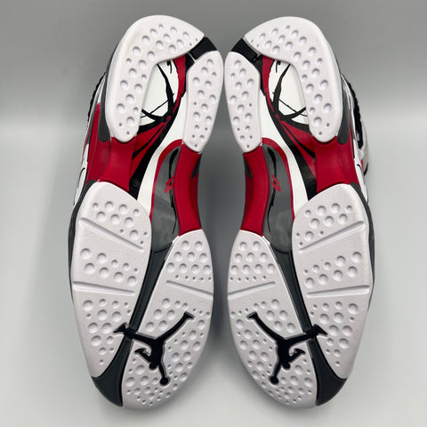 Air Jordan 8 Retro `White True Red (2025)` | US M 10