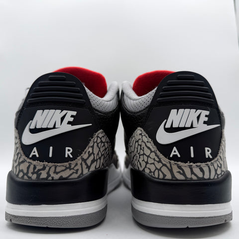 Air Jordan 3 Retro OG 'Black Cement (2018)' | US M 10 (No Box)