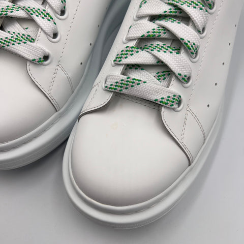 Alexander McQueen Oversized `Chrome Green Crocodile` | EU M 44 / US M 11