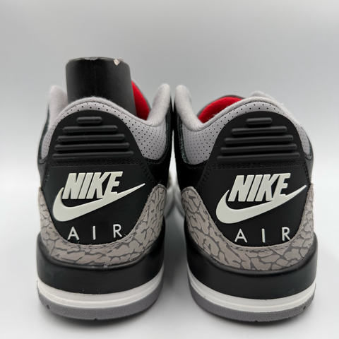 Jordan 3 Retro OG `Black Cement (2024)` | US M 7.5 (NB)