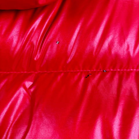 Moncler Puffer Vest with Hood 'Red' | US M 6 (X-Large)