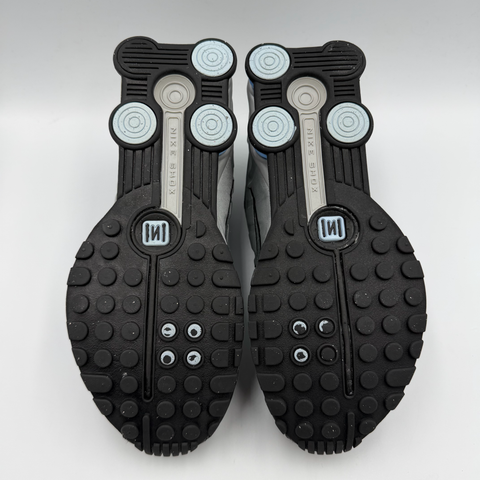 Nike Shox R4 GS  `Metallic Silver Black Psychic Blue (2025)` | GS 7Y