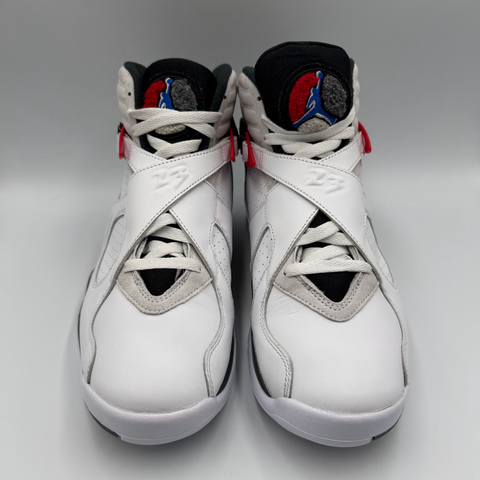 Jordan 8 Retro `White True Red (2025)` | US M 10