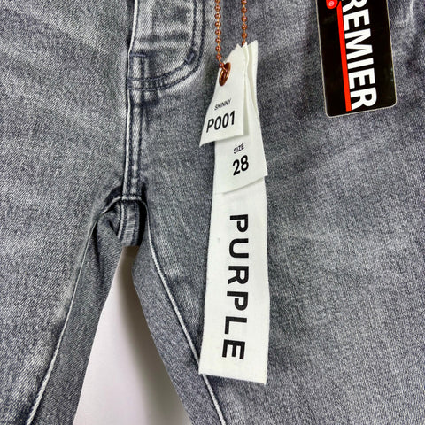 Purple Brand Skinny Jeans 'Faded Grey' | US M (28")