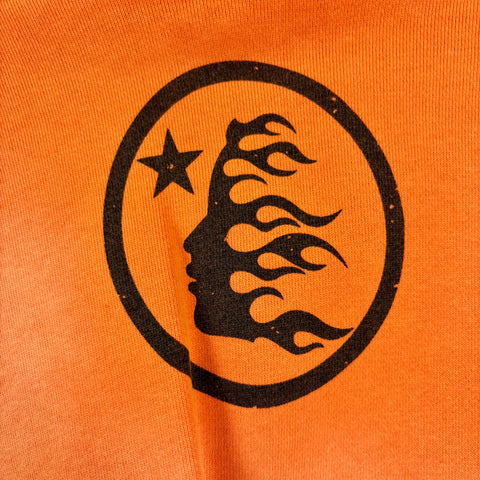 Hellstar Fire Orange Hoodie 'Faded Orange' | US M (Medium)