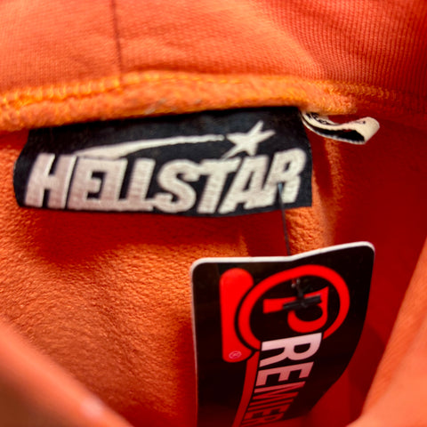 Hellstar Fire Orange Hoodie 'Faded Orange' | US M (Medium)
