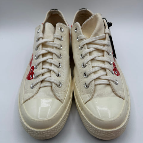 Converse Chuck Taylor All Star 70 'Comme Des Garcons Play Multi-Heart White' | US M 9