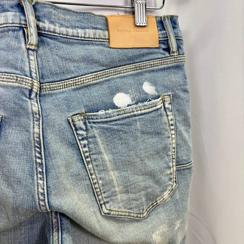 Purple Brand Paint Blowout Jean 'Light Blue' | US M (32")