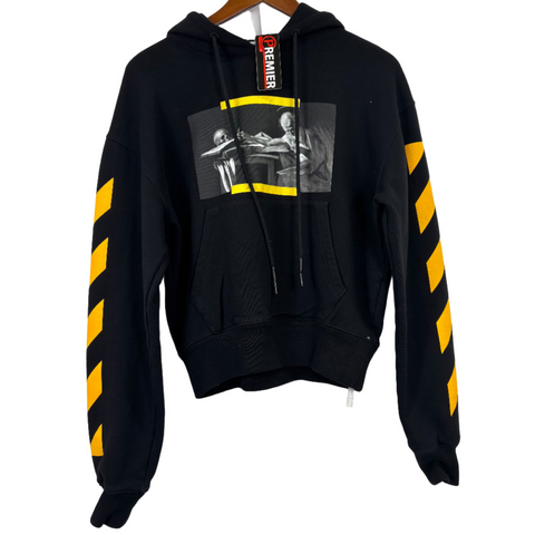 Off White Caravaggio Painting Over Hoodie 'Black' | US M (XX-Small)