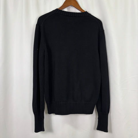 Alexander McQueen Graffiti Logo Sweater 'Black' | US M (Small)