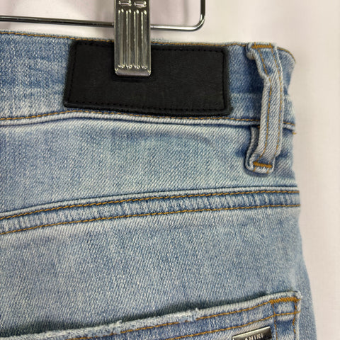 Amiri Cherub Printed Jeans 'Light Indigo' | US M (34")