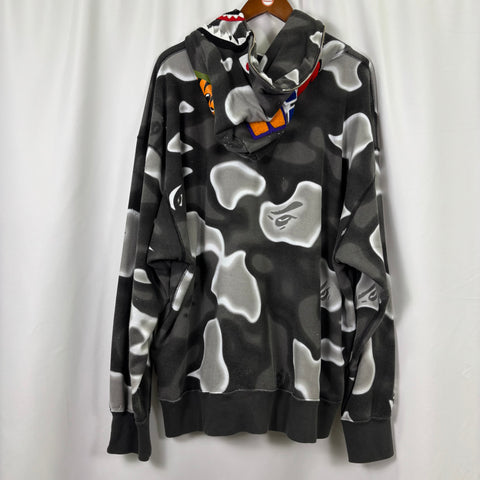 Bape Shark Full Zip Hoodie 'Grey Camo' | US M (2X-Large)