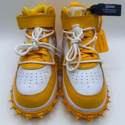 Nike Air force 1 Mid SP 'Off White Varsity Maize (2023)' | US M 7