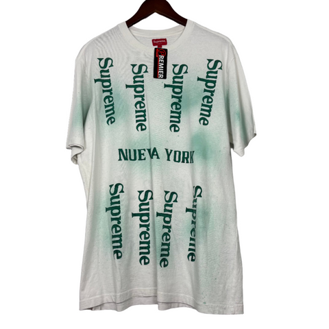 Supreme Nueva York Tees 'White' | US M (Large)