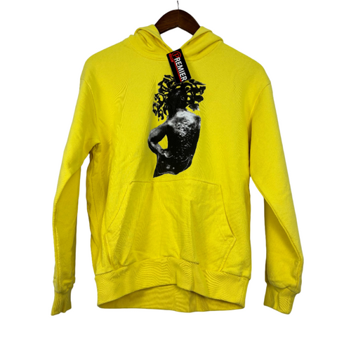 Demin Tears EX-Slave Gordon Hoodie 'Yellow' | US M (Small)
