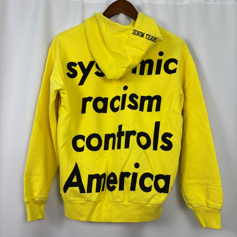 Demin Tears EX-Slave Gordon Hoodie 'Yellow' | US M (Small)