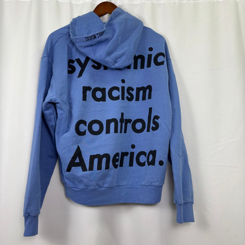 Demin Tears EX-Slave Gordon Hoodie 'Light Blue' | US M (Large)