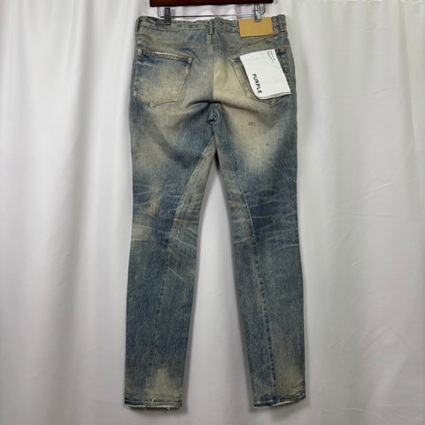 Purple Brand Cyanine Jewel Skinny Jeans 'Light Indigo' | US M (33")