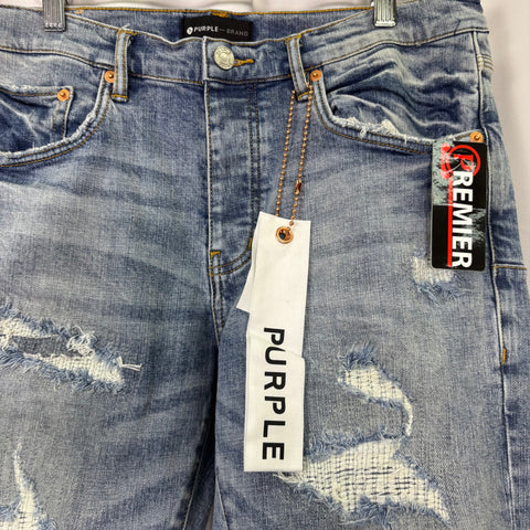Purple Brand Light Indigo Vintage Jeans 'Light Blue' | US M (33")