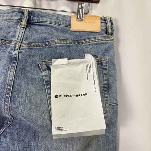Purple Brand Light Indigo Vintage Jeans 'Light Blue' | US M (33")